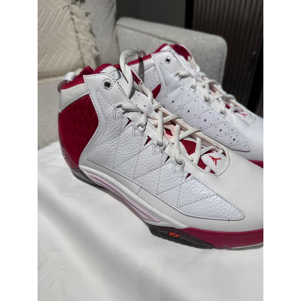 Nike Jordan CP3 II Basketball White Red NWOT Mens Size‎ 9.5